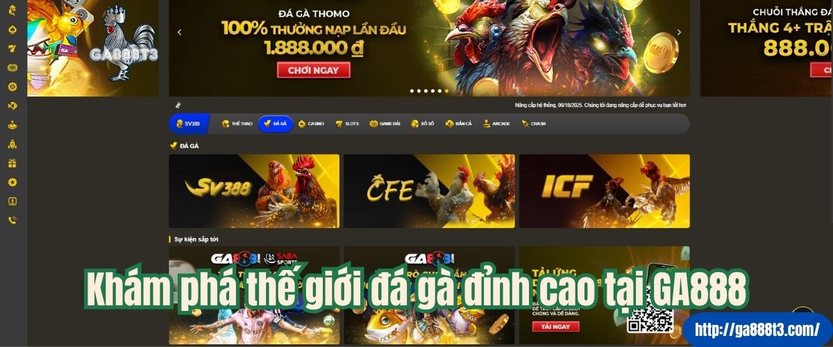 Ưu điểm của trang đá gà chất lượng tại GA888